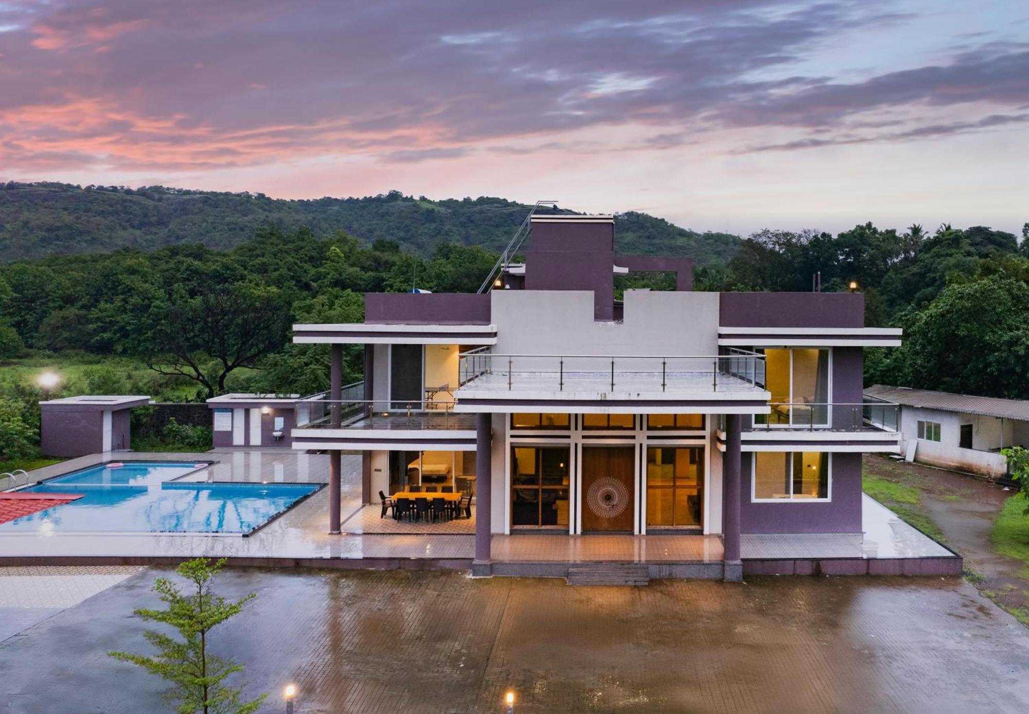 Stayscape Shreeji Farms 4Bhk קארג'אט מראה חיצוני תמונה